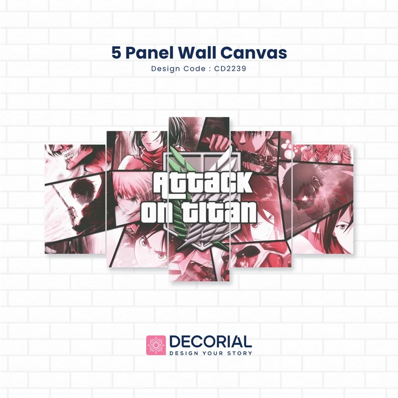 Attack on Titan Wall Canvas - CD2239