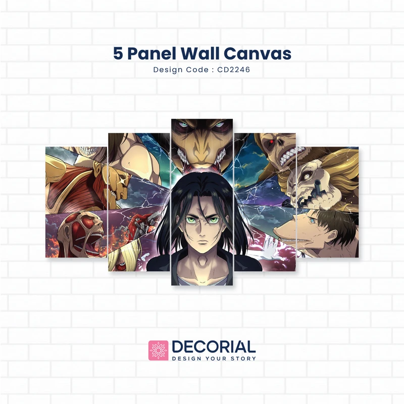 Attack on Titan Wall Canvas - CD2246