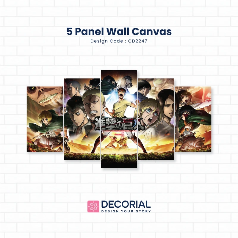 Attack on Titan Wall Canvas - CD2247