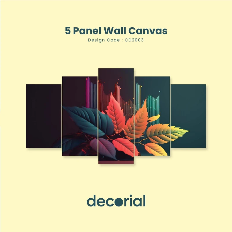 Flower Wall Canvas - CD2003