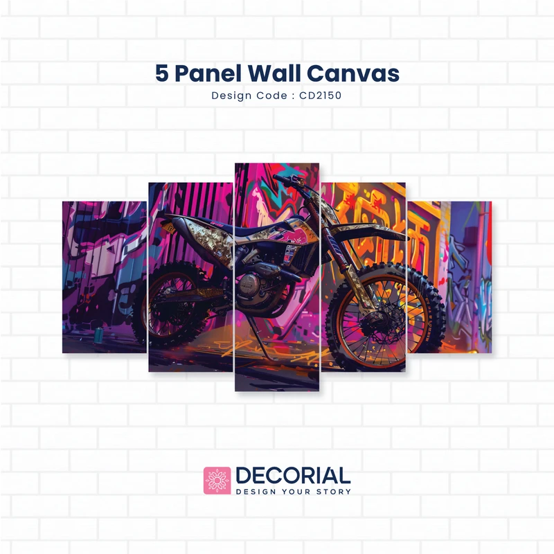 Bike Wall Canvas - CD2150