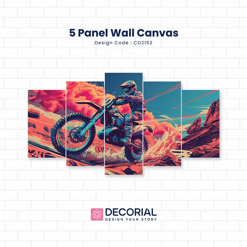 Bike Wall Canvas - CD2152